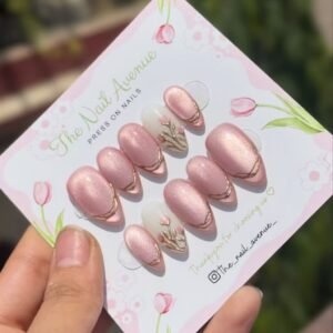 Nude Gilded Tips